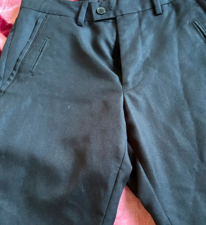 Pantalon de smoking gris - photo numéro 4