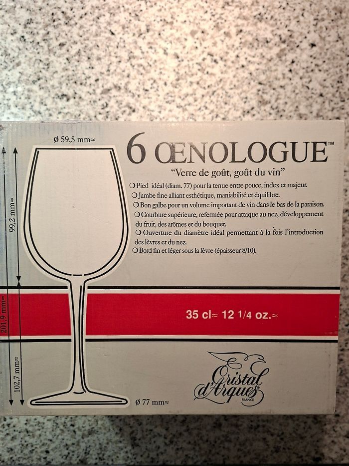 Verres à vin de la cristallerie d'Arques - photo numéro 5