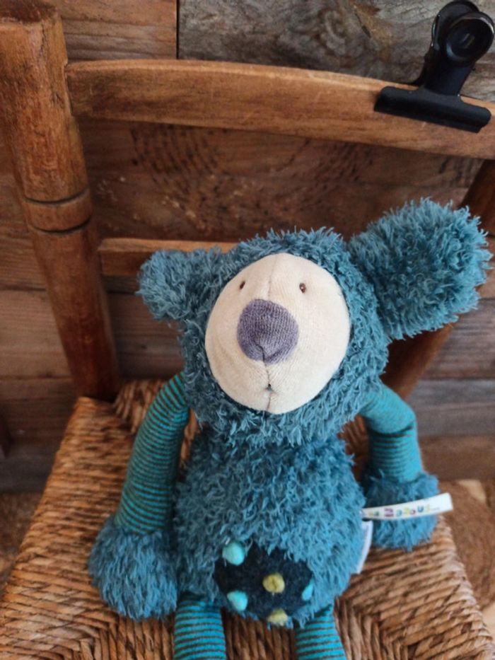 Peluche koala les zazous bleu moulin roty tbe - photo numéro 5