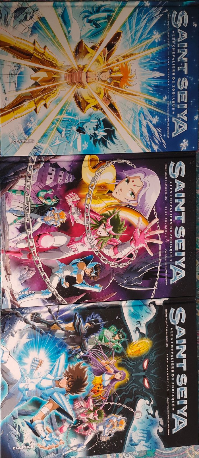 BD Saint Seiya Time Odyssey T1 à T3