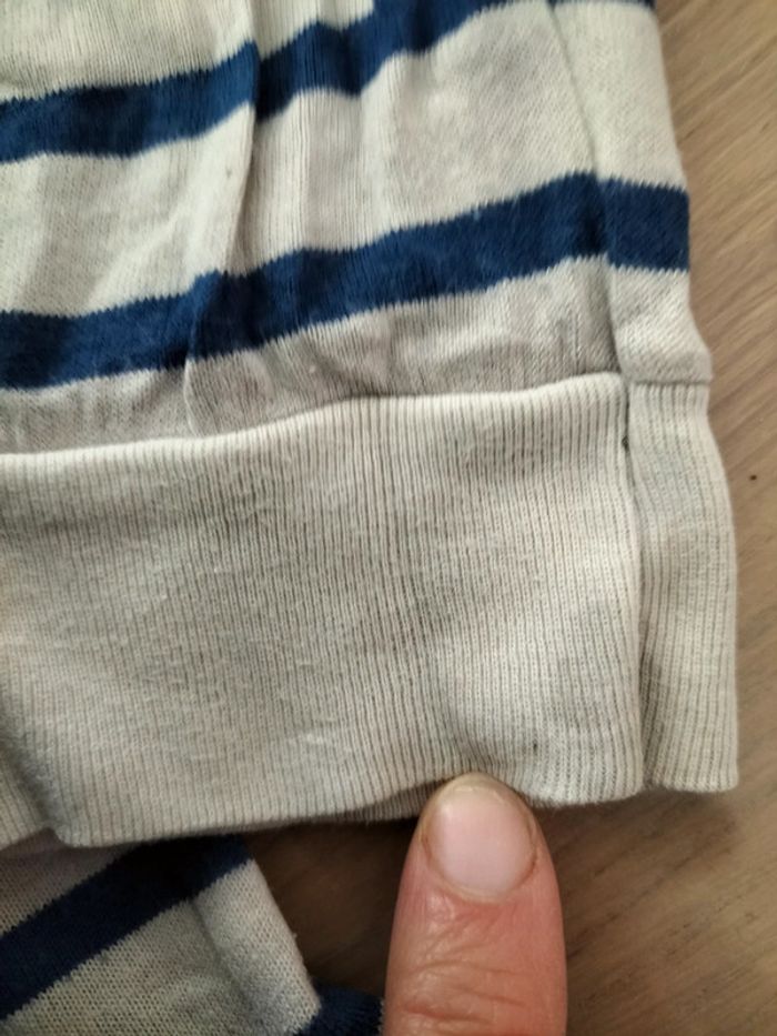 Marinière Petit Bateau à capuche. - photo numéro 6