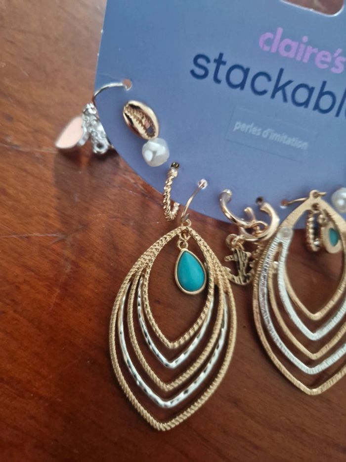 Lot de boucles d'oreilles - photo numéro 4