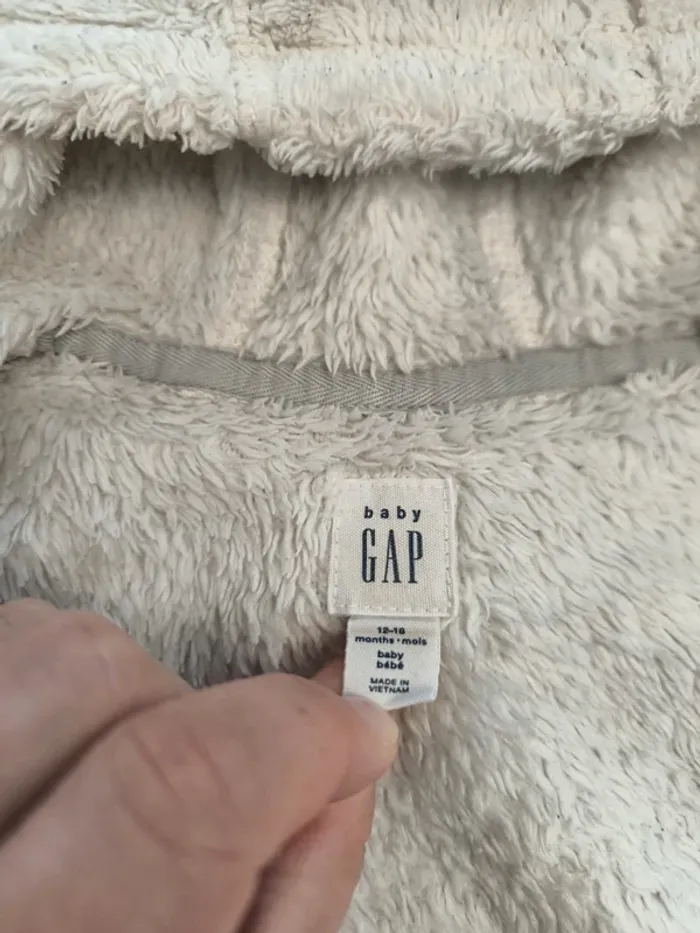 Gilet zippé bi-matiere polaire garçon 12/18 mois BabyGap - photo numéro 8