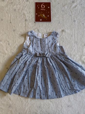 Robe rayé fille