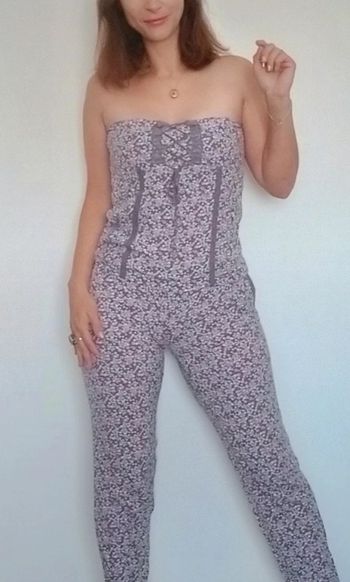 Combi pantalon bustier fleuri no excuse taille 38