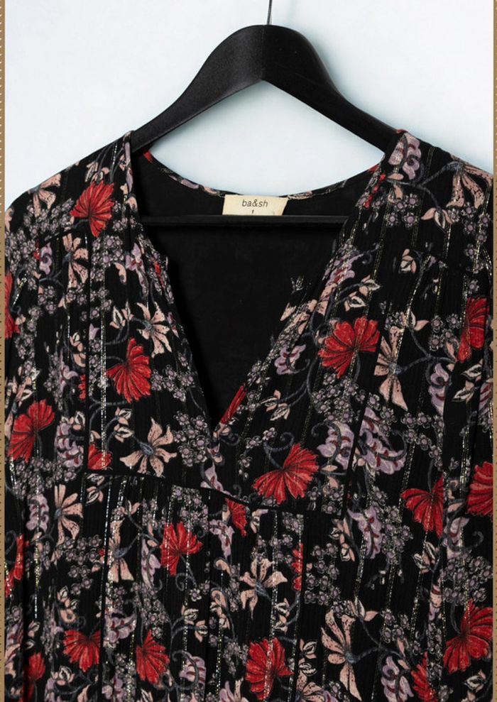 Robe fleurie Ba&SH Taille 1 - photo numéro 4