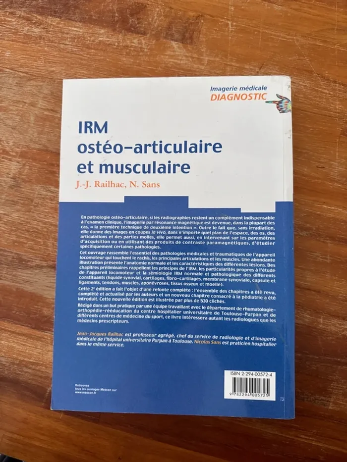Livre I.R.M. ostéoarticulaire et musculaire - photo numéro 3