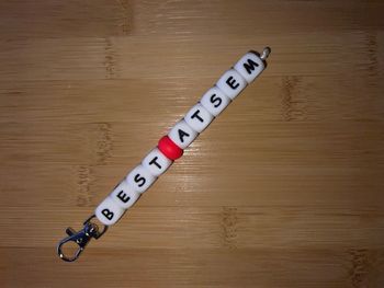 Porte-clés cadeau maîtresse ou ATSEM