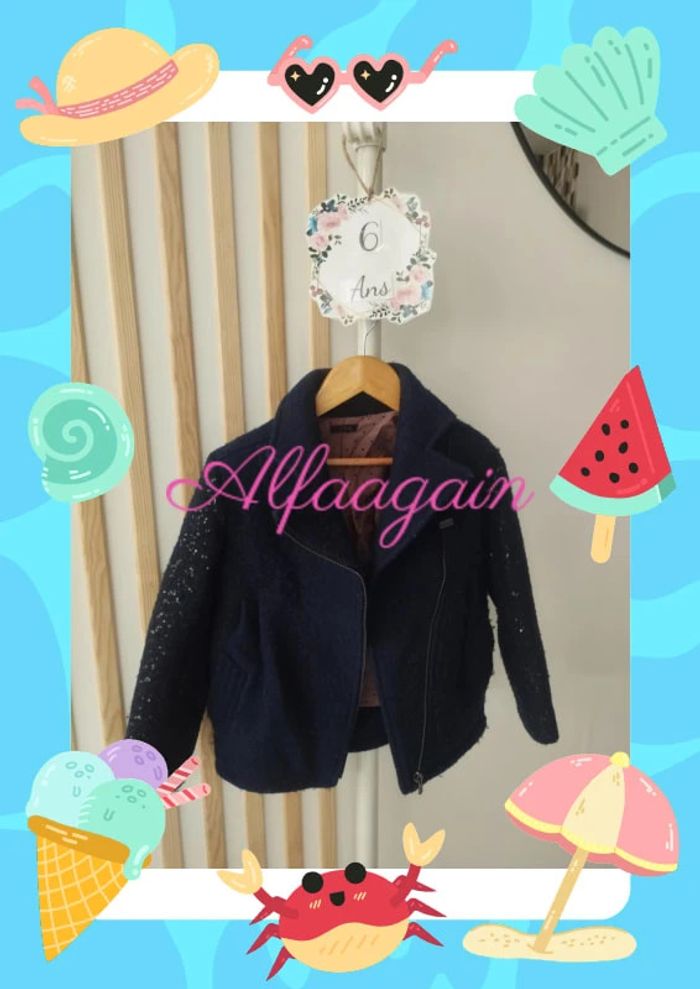 Manteau IKKS sequins bleu 6ans - photo numéro 11