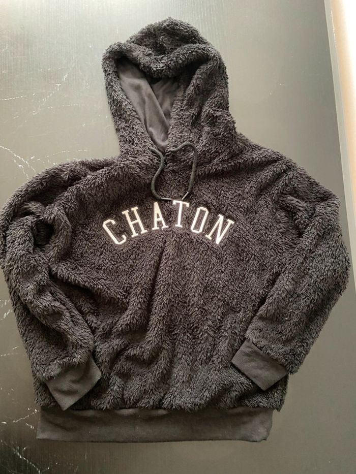 Sweat à capuche pilou pilou / Taille M - photo numéro 3