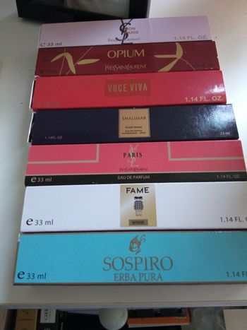 Lot de parfums