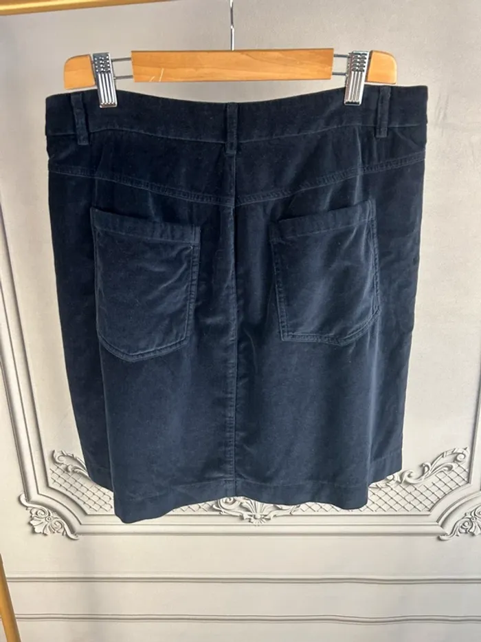 Jupe velours marine Hartford T3 / L neuve - photo numéro 4