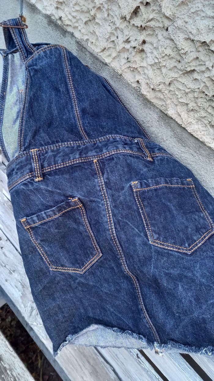 Robe 5/6 ans jean brut - photo numéro 4