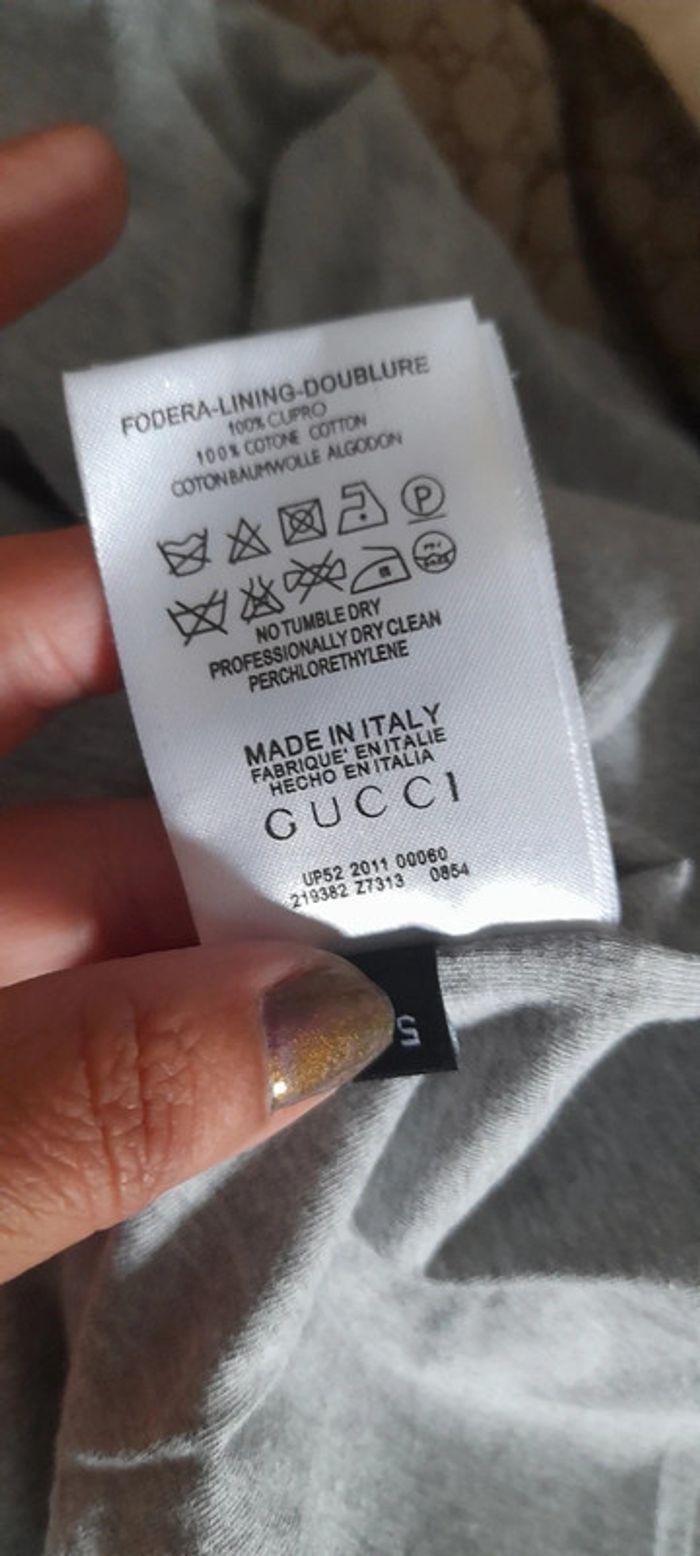 Veste coupe vent Gucci (Guccissima) - photo numéro 12