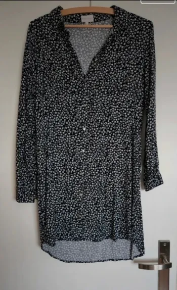 Robe à chemise à fleur