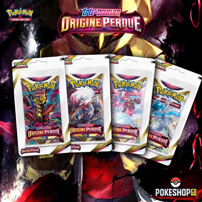 🌌 Art Set Pokémon EB11 – Origine Perdue – 4 Boosters sous Blisters Officiels – 🇫🇷 Version Françai