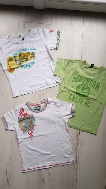 Lot de 3 teeshirts garçon 2ans catimini ikks zara
