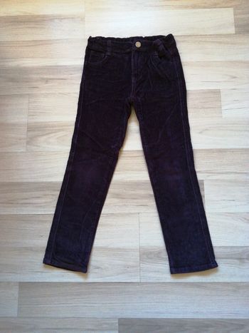 Pantalon velours ceinture réglable