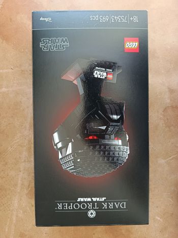 Neuf - Lego Star Wars - 75343 - Le Casque du Dark Trooper