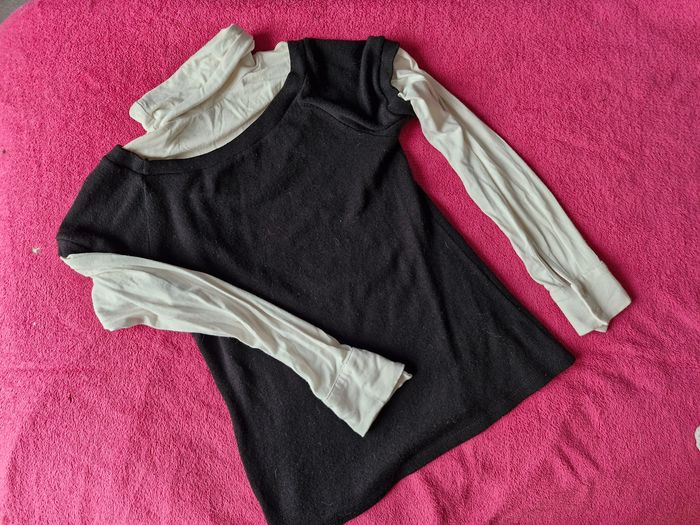 Superbe pull bi-matière ultraconfort - photo numéro 3