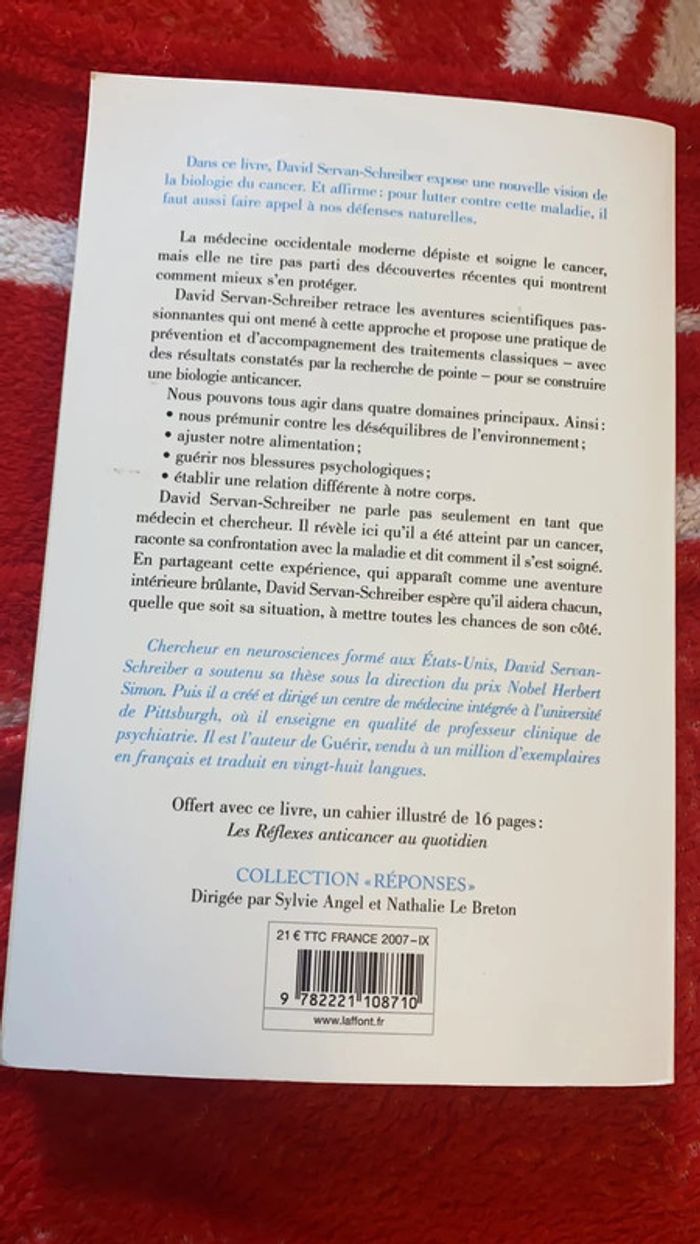 Livre « anti cancer » - photo numéro 3