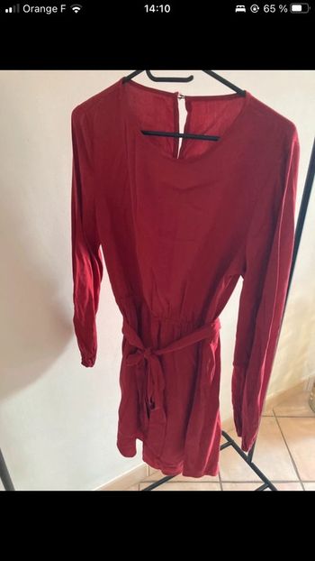 Robe légère bordeaux