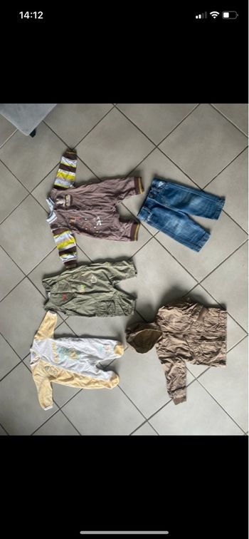 Lot garçon 6 mois - compagnie des petits/ marese