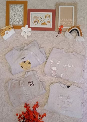 4 pyjama bébé 6 mois 🌸