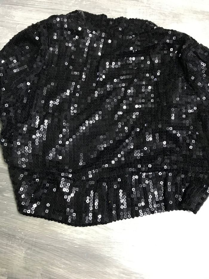 Boléro à strass noir - photo numéro 4