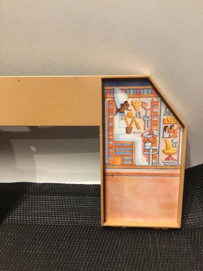 Playmobil mur cloison intérieur avec hiéroglyphes pyramide égyptienne 4240 pièce détachée - photo numéro 7