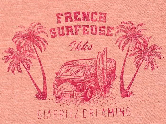 T-shirt message à paillettes IKKS T-5 ans - photo numéro 3