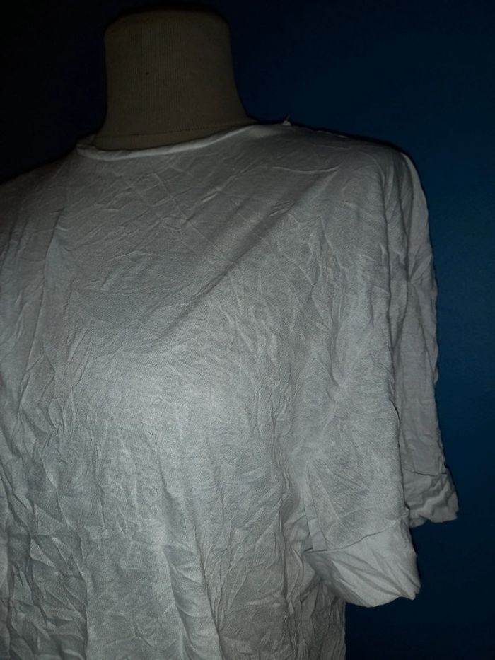 Tee-shirt Zara froissé S - photo numéro 3