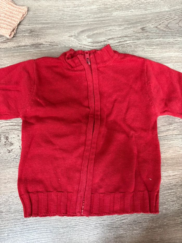 Lot gilet pull 3/6/9m - photo numéro 2