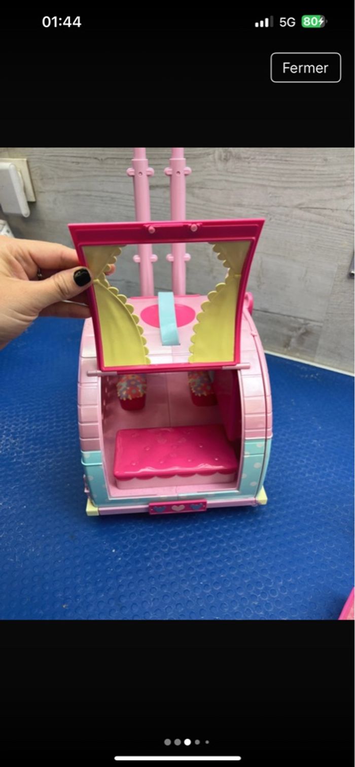 Jouet chariot roulette Minnie Disney chat figaro - photo numéro 5