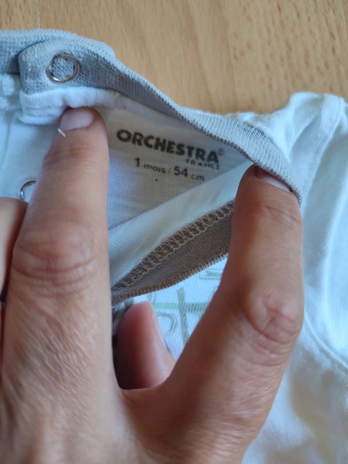 Lot tenue été bermuda + t-shirt manches courtes Orchestra en 1M - photo numéro 6