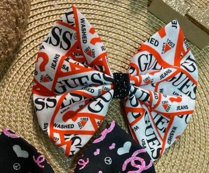 Noeud pour cheveux barrette pince