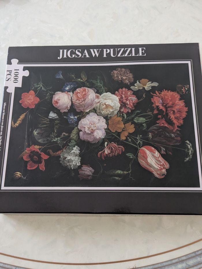 Magnifique puzzle nature morte bouquet de fleurs jigsaw. À partir de 7 ans. - photo numéro 2
