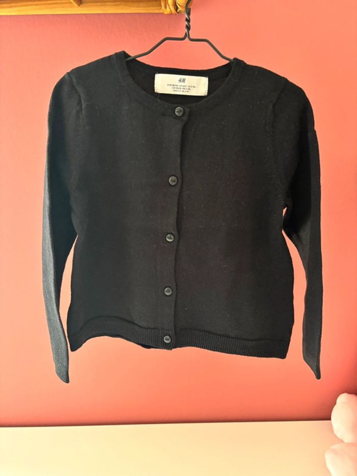 Cardigan noir H&M 2-4A/98-104