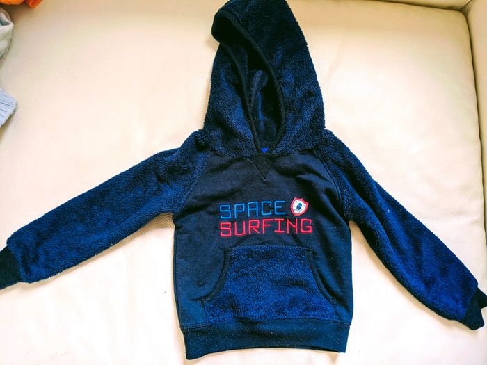 Sweat à capuche doudou coton biologique