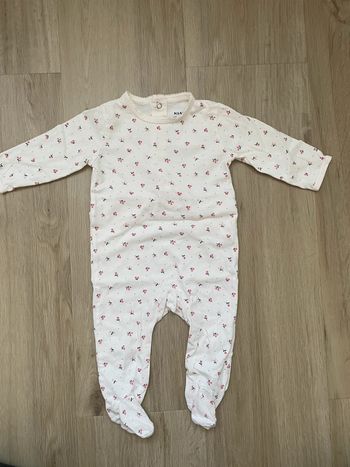 Pyjama Kiabi crème liberty 6 mois