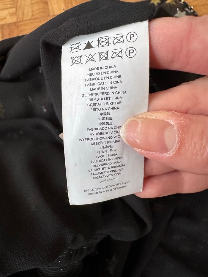 Robe Michael Kors noire, dorée et argentée taille 36 - photo numéro 7