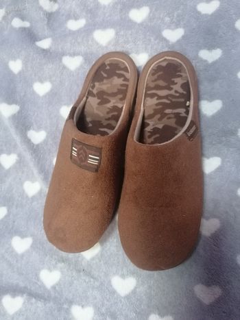 Chaussons coton éponge Isotoner 39