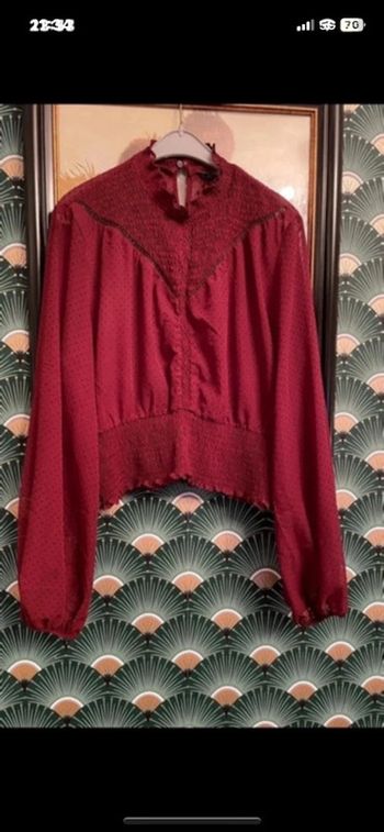 Blouse style victorienne Zara taille vrai L