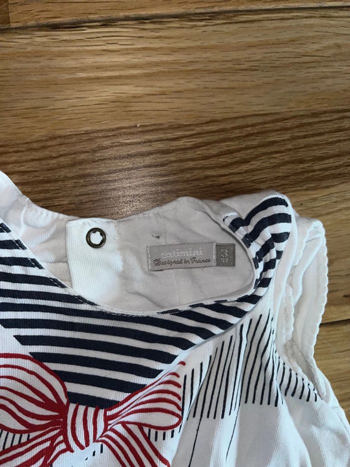 Jolie petite robe catimini très bon état 3mois/59 cm - photo numéro 3
