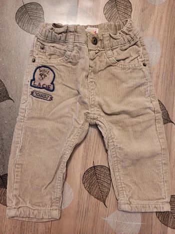 Pantalon velours- la compagnie des petits 12 mois