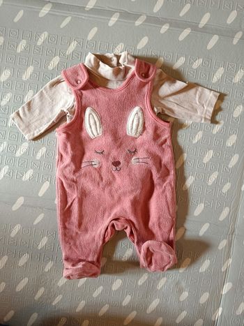Ensemble salopette 1 mois