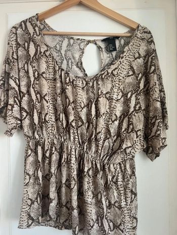 Haut H&M léopard taille M