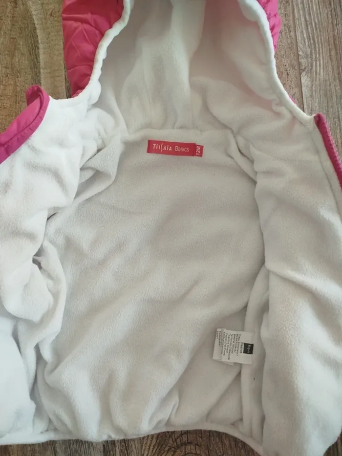 Blouson rose bébé fille 12 mois - photo numéro 3