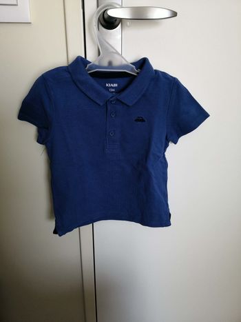 Polo en coton piqué (Bleu) 12 mois (80 cm) Kiabi