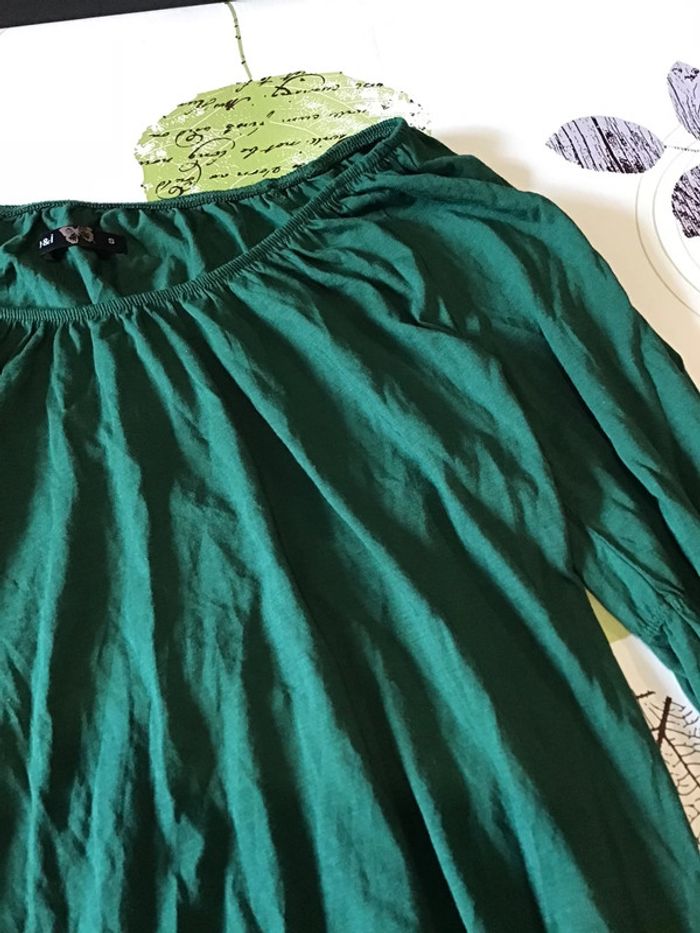 Pull taille S marque Me&I vert - photo numéro 3